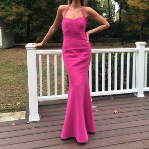 Pink Halter Dress